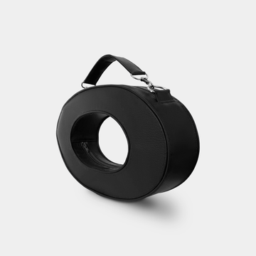 Sac à main LOOP noir, évidé