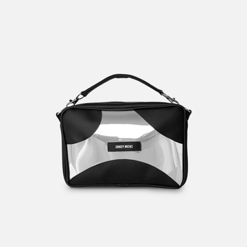 Sac à main noir et argenté