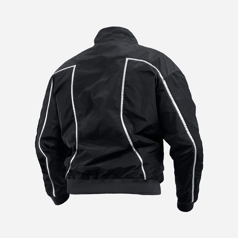 Veste légère noir et argenté